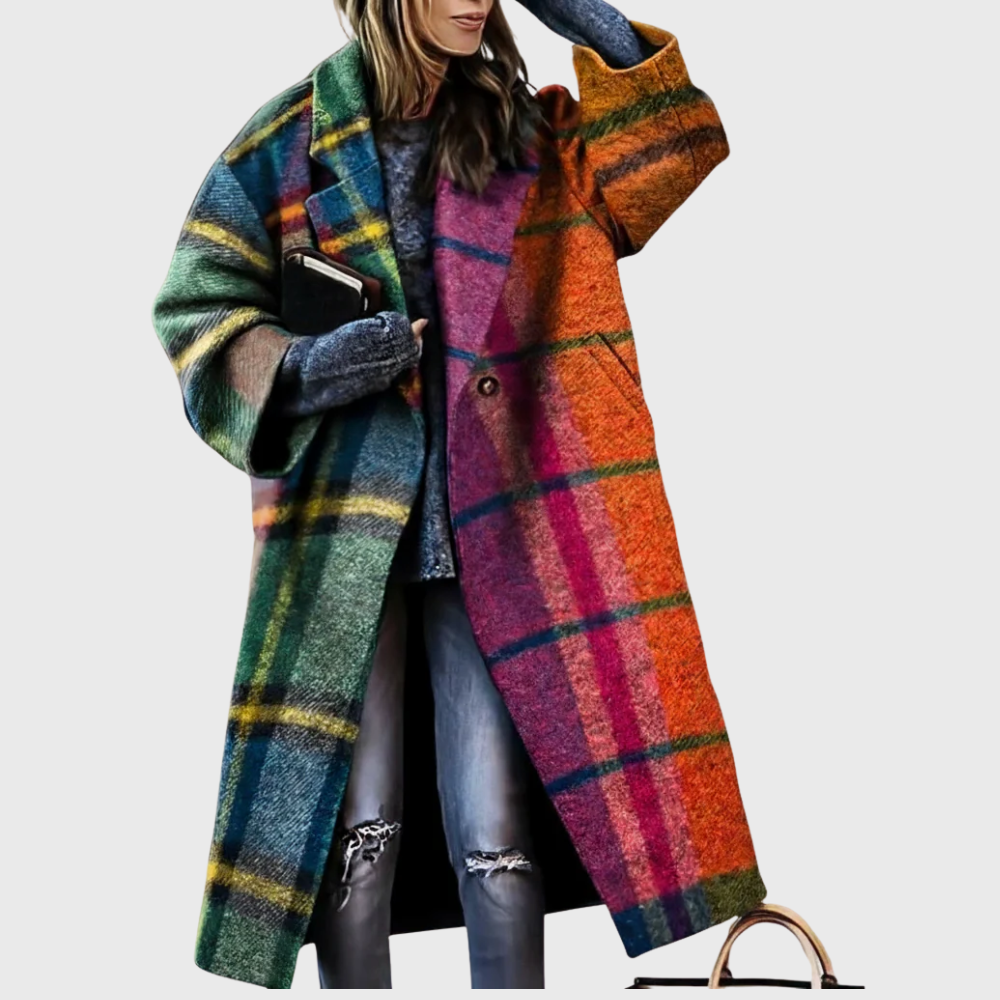 Emily & Isabella Brooks | Wide-cut coat with wrap closure