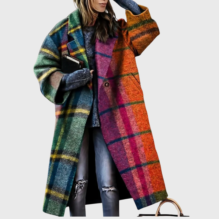 Emily & Isabella Brooks | Wide-cut coat with wrap closure