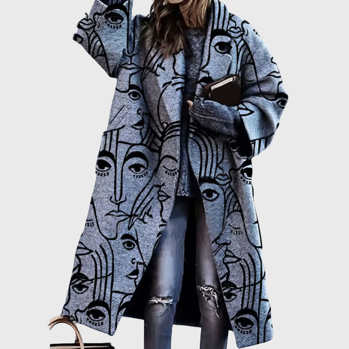 Emily & Isabella Brooks | Wide-cut coat with wrap closure