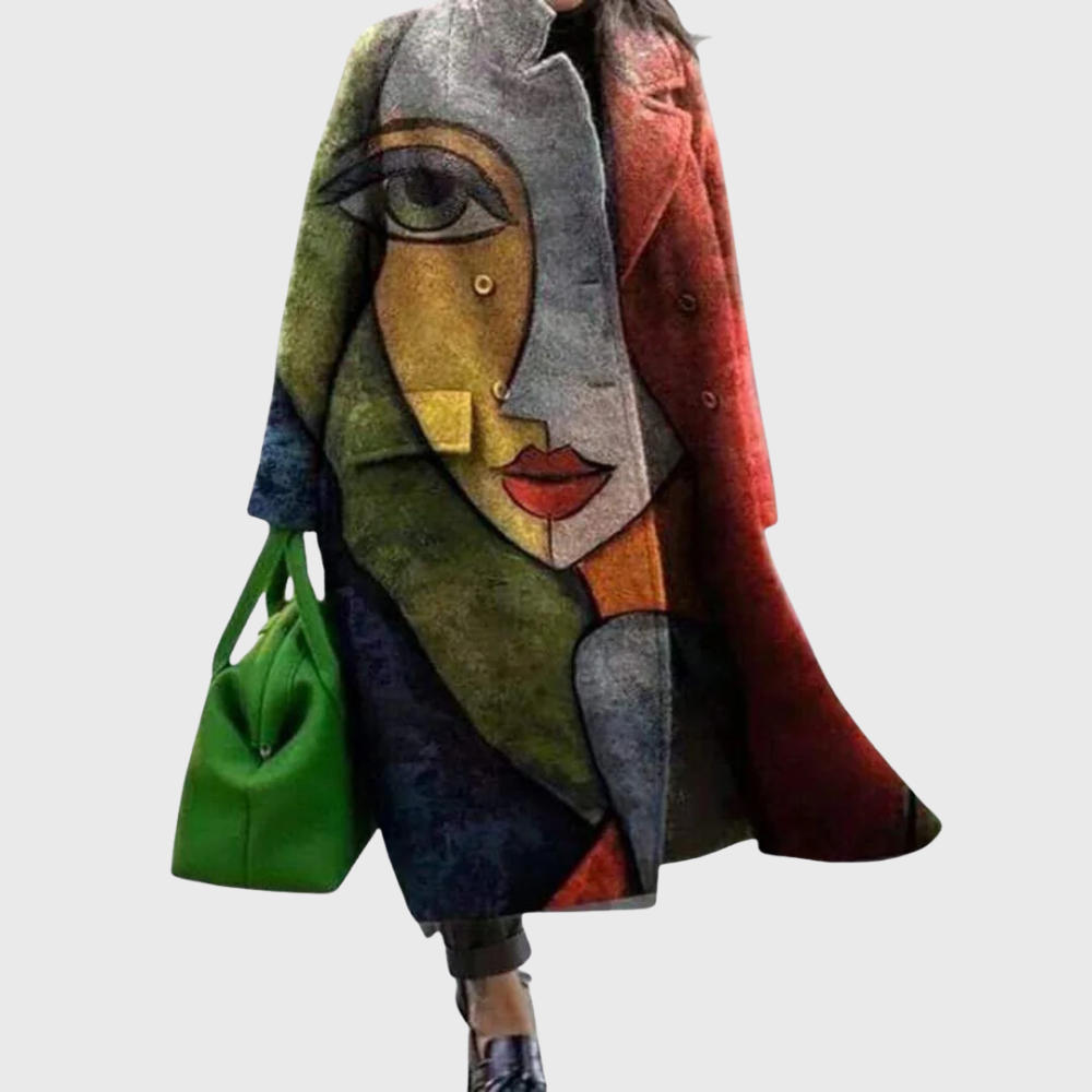 Emily & Isabella Brooks | Wide-cut coat with wrap closure