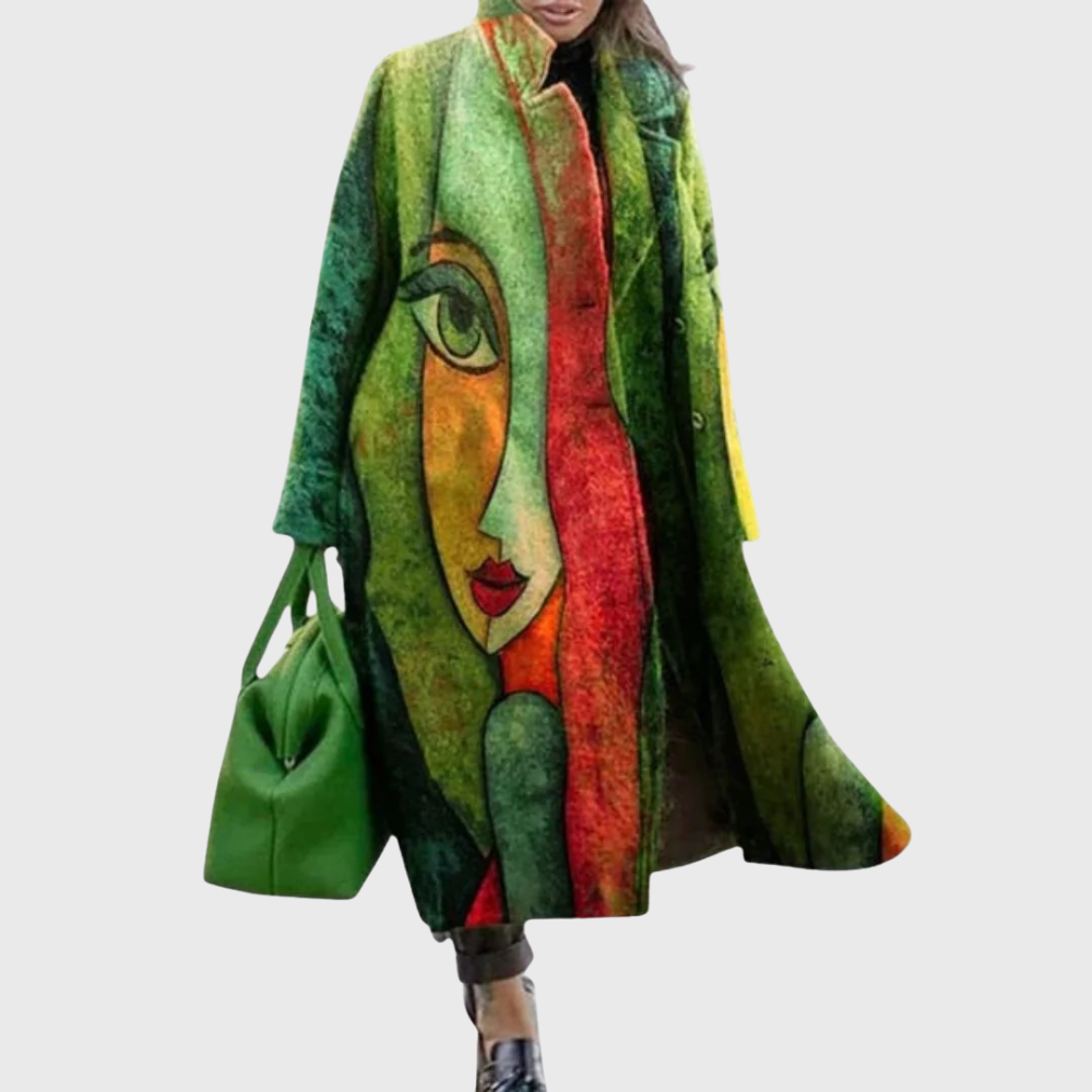 Emily & Isabella Brooks | Wide-cut coat with wrap closure