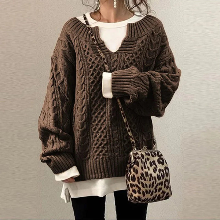 Emily & Isabella Brooks | Cozy Twisted Winter Sweater