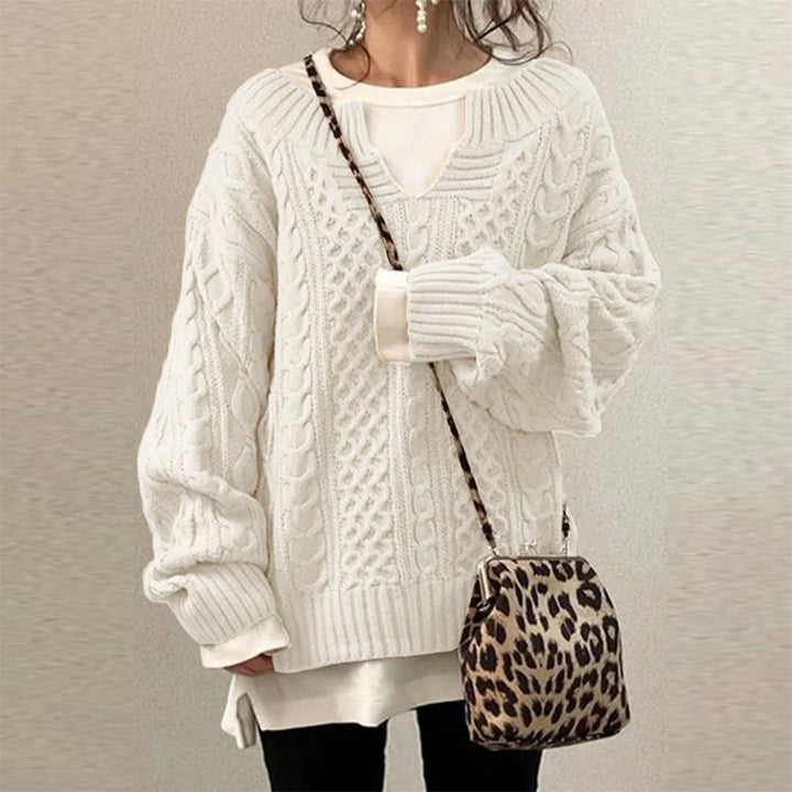 Emily & Isabella Brooks | Cozy Twisted Winter Sweater
