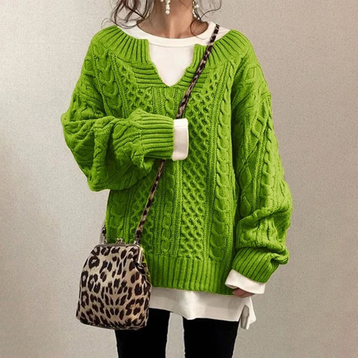 Emily & Isabella Brooks | Cozy Twisted Winter Sweater