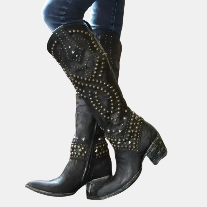 Emily & Isabella Brooks | Western Knee-High Boots