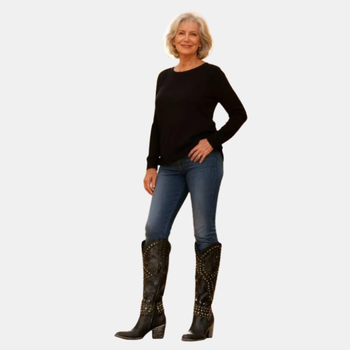 Emily & Isabella Brooks | Western Knee-High Boots