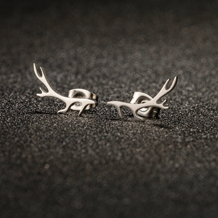 Emily & Isabella Brooks | Antler Stud Earrings