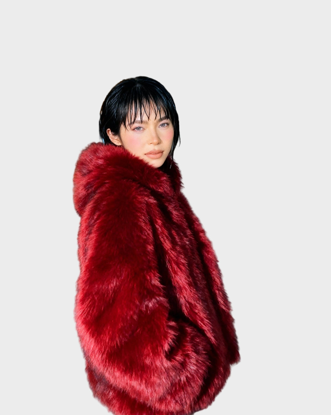 Emily & Isabella Brooks | Faux Fur Hooded Jacket