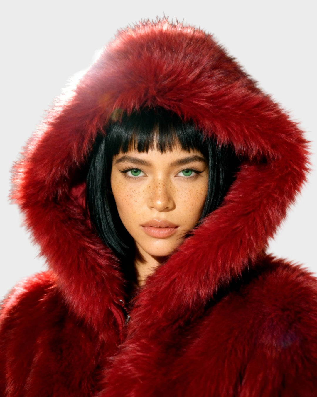 Emily & Isabella Brooks | Faux Fur Hooded Jacket