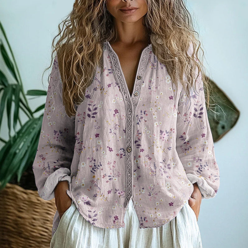 Emily & Isabella Brooks | Vintage Leaf Blouse