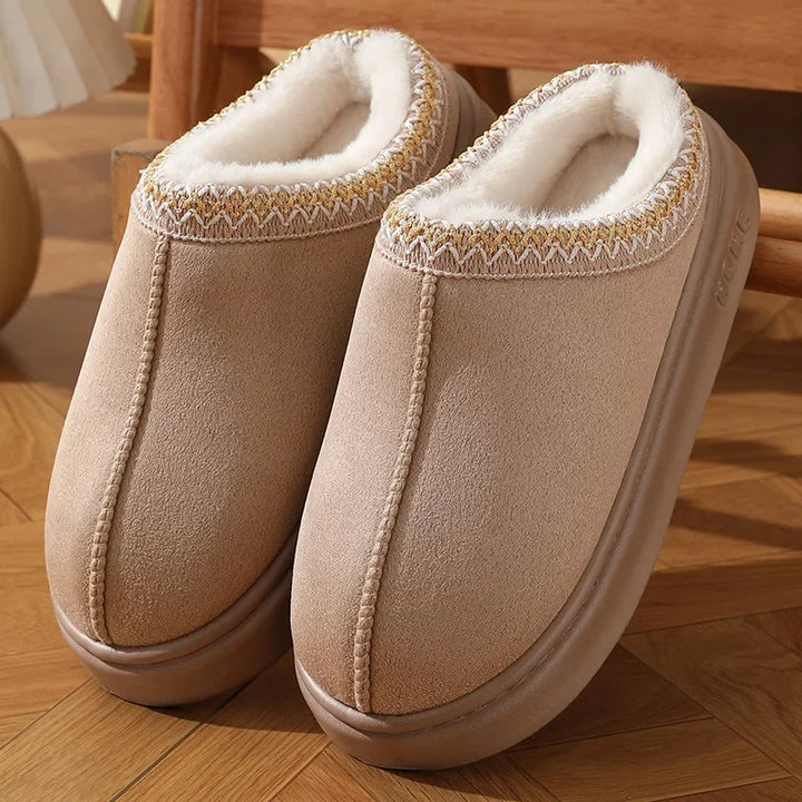 Emily & Isabella Brooks | Fluffy Platform Slippers