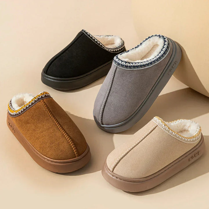 Emily & Isabella Brooks | Fluffy Platform Slippers