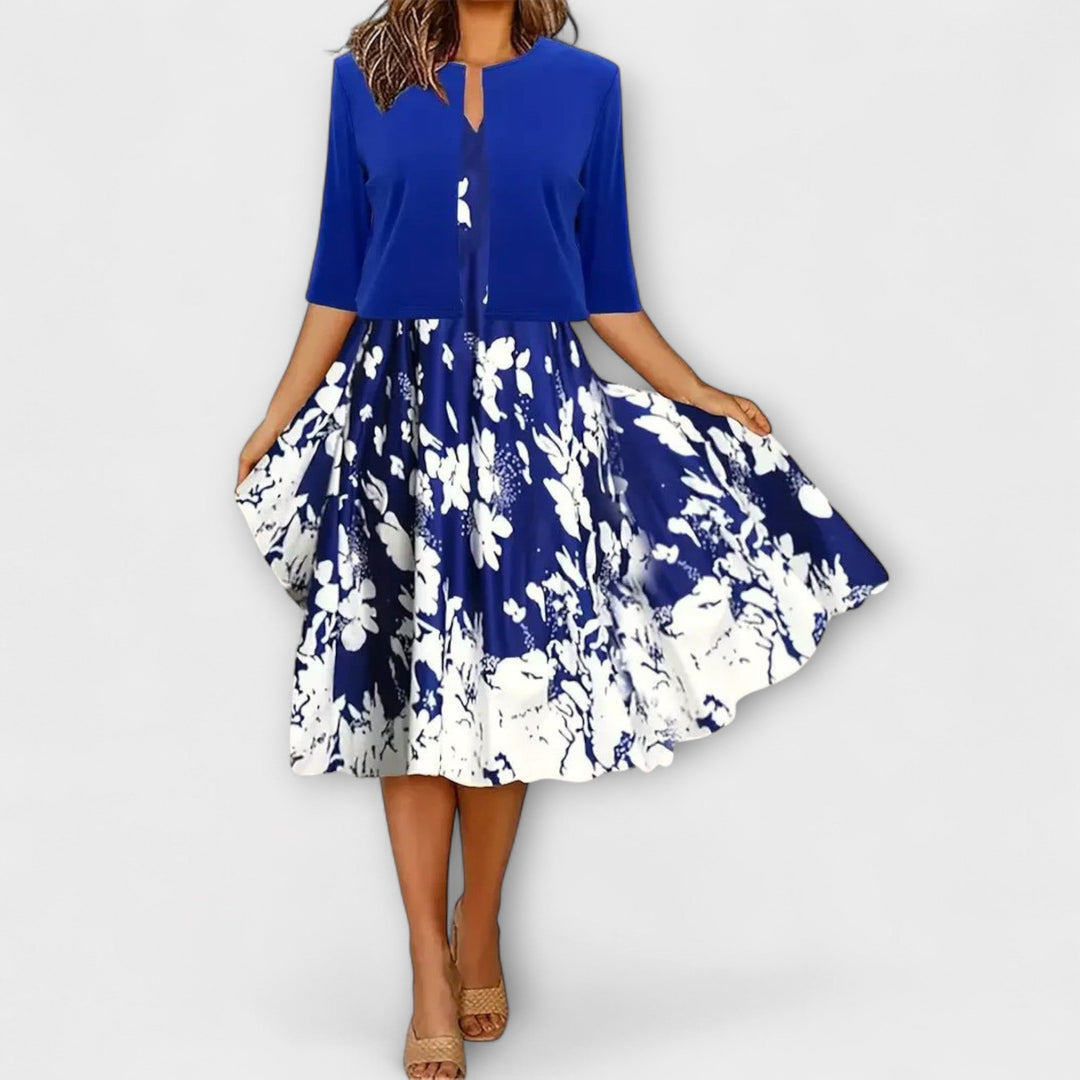 Emily & Isabella Brooks | Midi Dress with Blazer