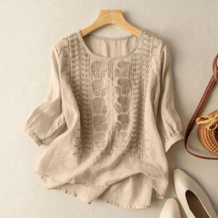 Emily & Isabella Brooks | Embroidered Relaxed Blouse