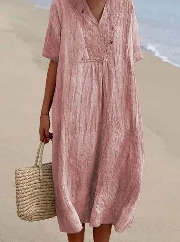 Emily & Isabella Brooks | Relaxed Textured Maxi Dress