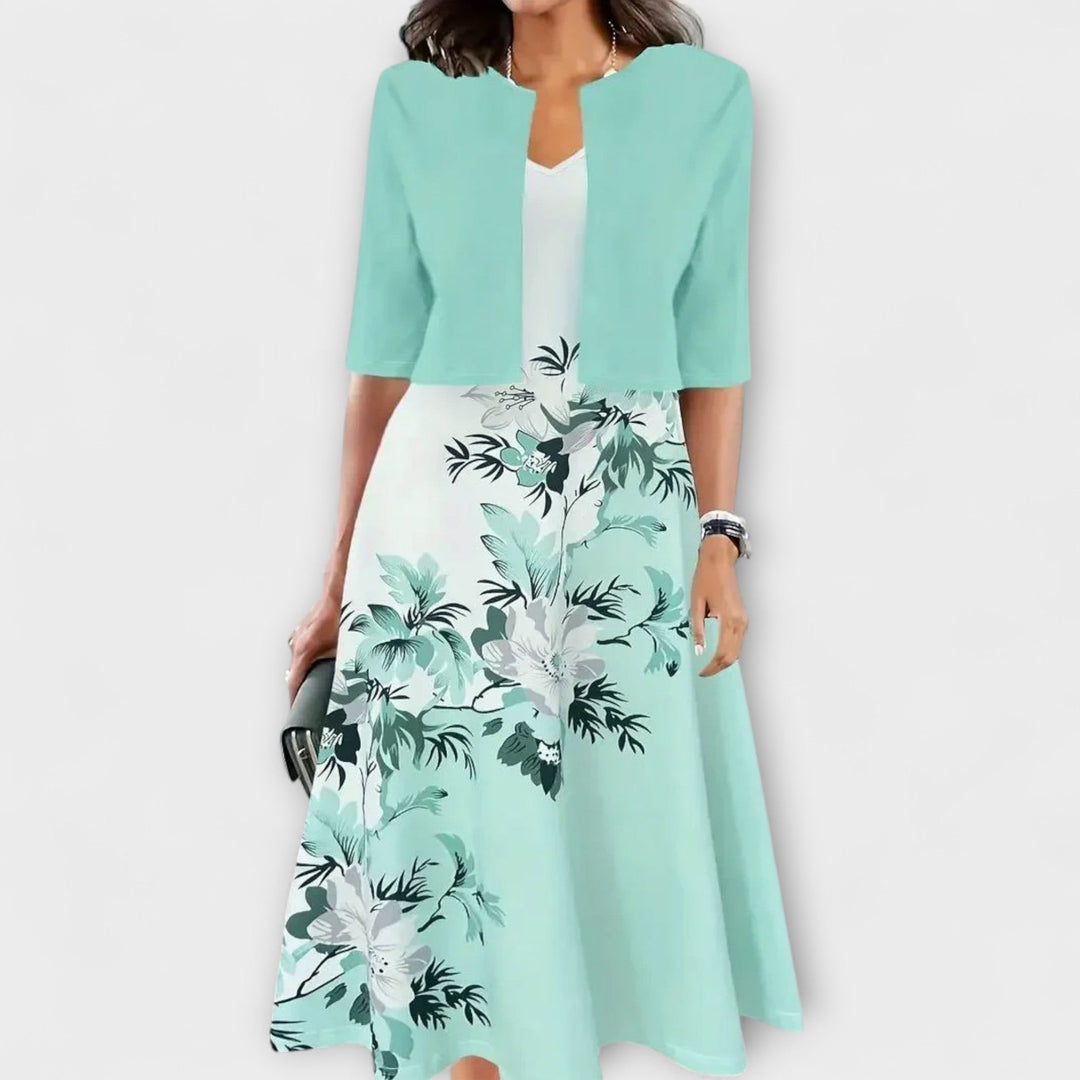 Emily & Isabella Brooks | Midi Dress with Blazer