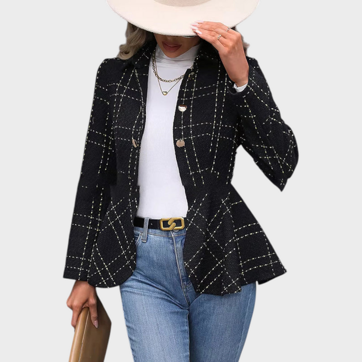 Emily & Isabella Brooks | Ruffle Flair Blazer