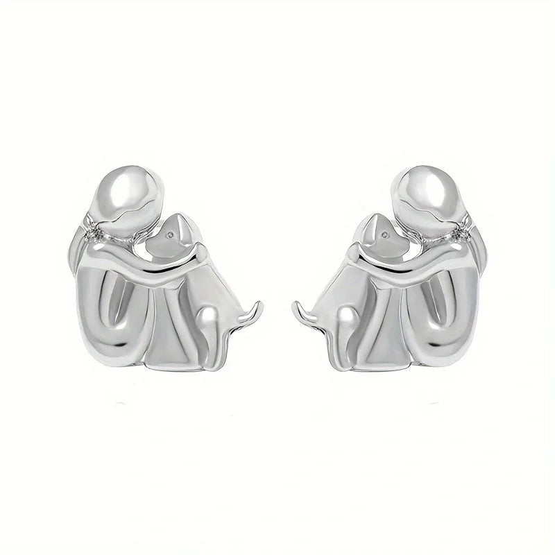 Emily & Isabella Brooks | Two-Tone Hug Earrings