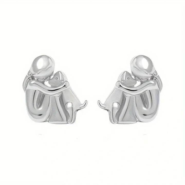 Emily & Isabella Brooks | Two-Tone Hug Earrings