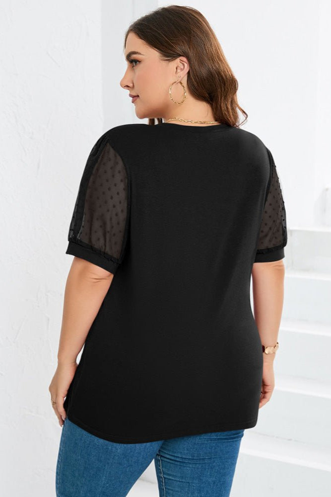 Emily & Isabella Brooks | Sleek V-Neck Blouse
