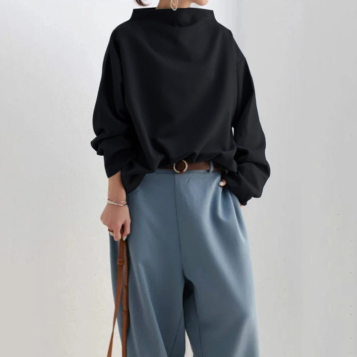 Emily & Isabella Brooks | High-Neck Soft Knit Top