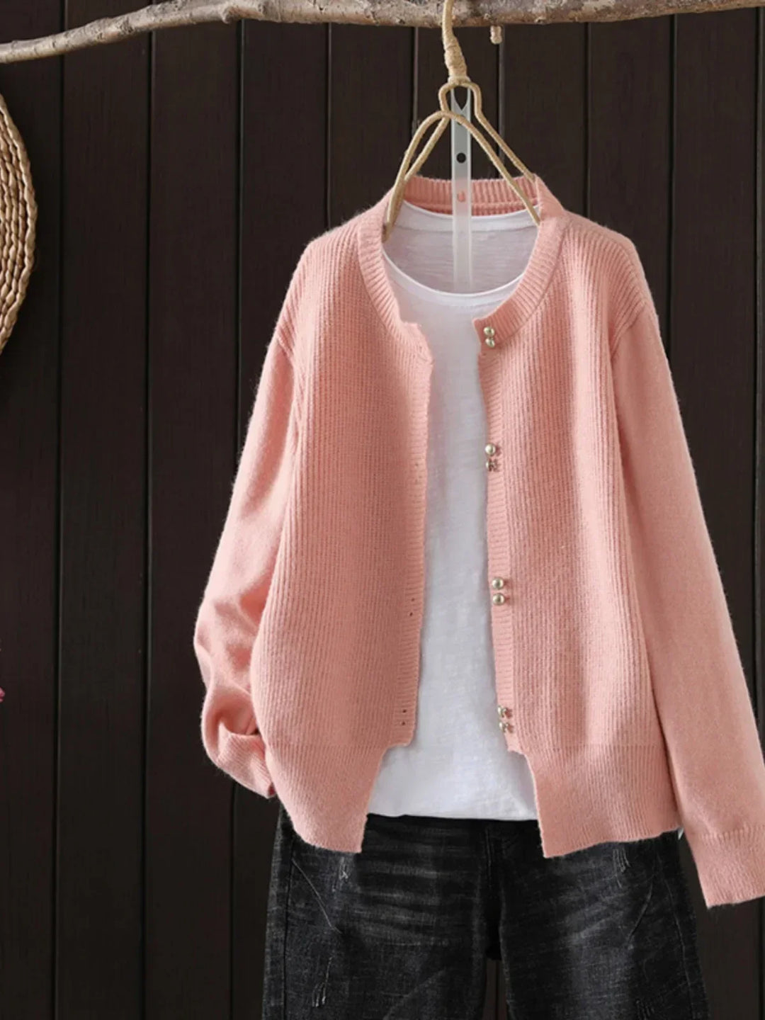 Emily & Isabella Brooks | Pearl-Button Cardigan