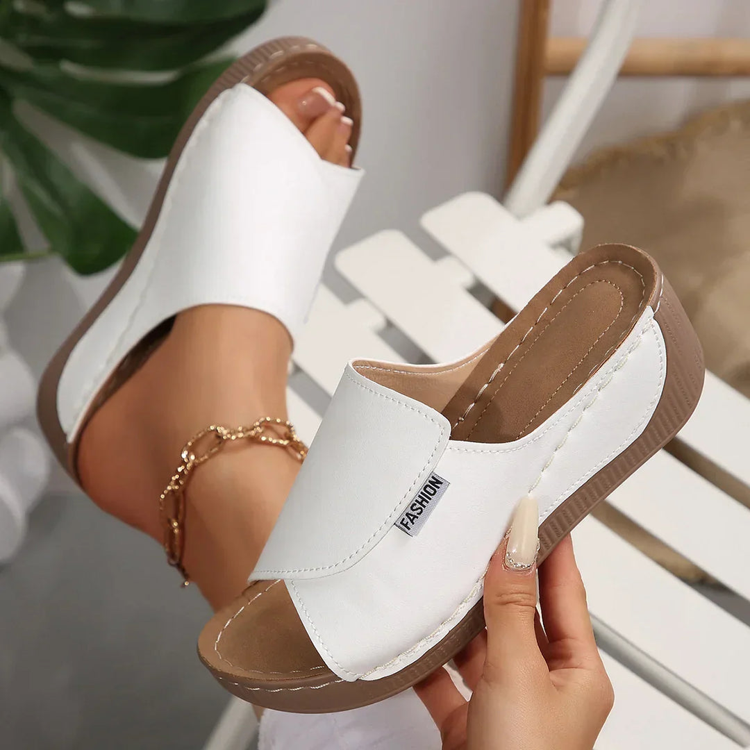 Emily & Isabella Brooks | Comfort Wedge Heel Sandals