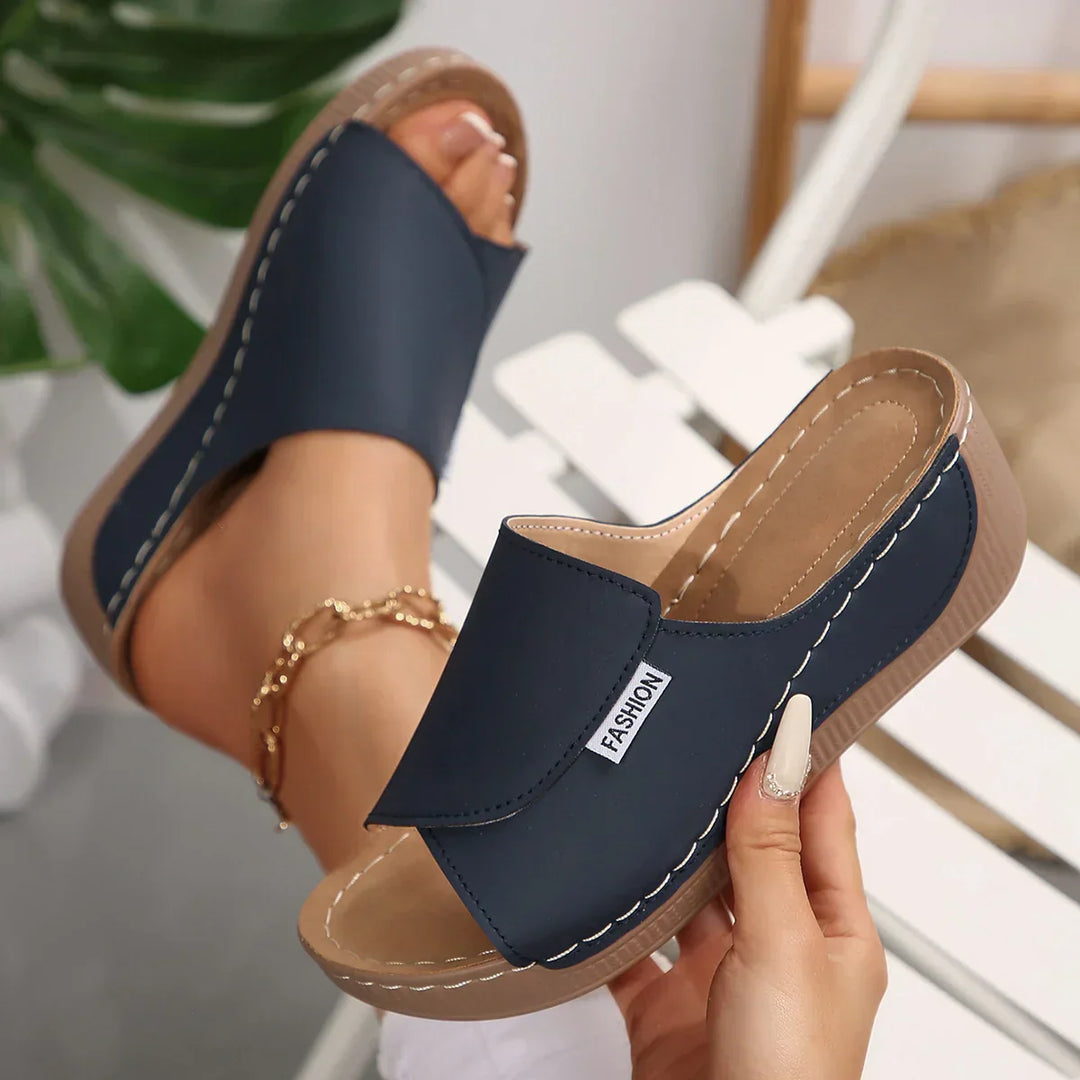 Emily & Isabella Brooks | Comfort Wedge Heel Sandals