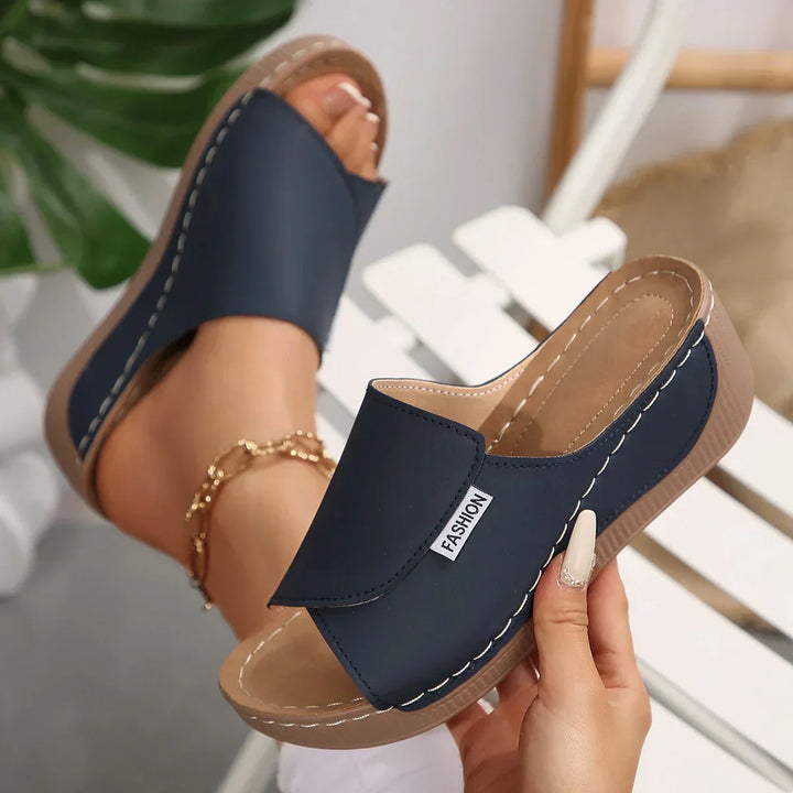 Emily & Isabella Brooks | Comfort Wedge Heel Sandals