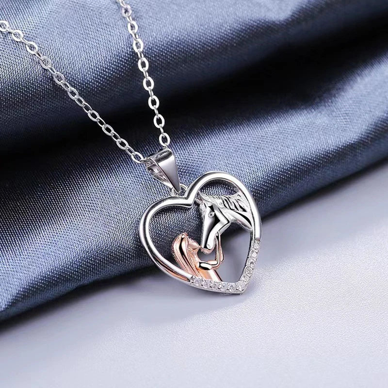 Emily & Isabella Brooks | Heart Zircon Necklace