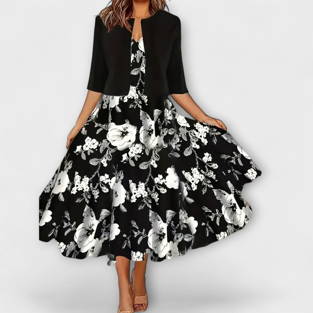 Emily & Isabella Brooks | Midi Dress with Blazer
