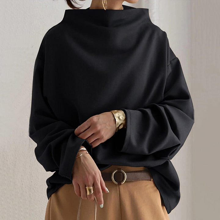 Emily & Isabella Brooks | High-Neck Soft Knit Top