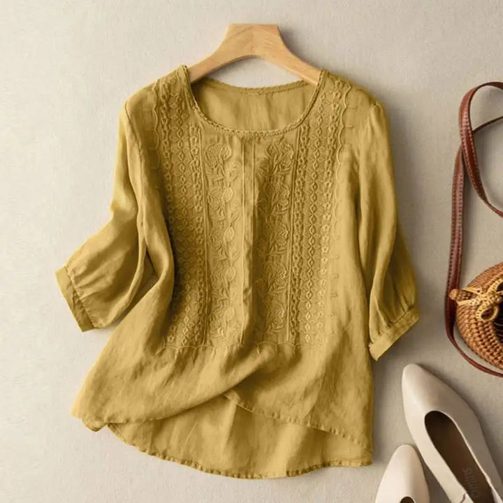 Emily & Isabella Brooks | Embroidered Relaxed Blouse