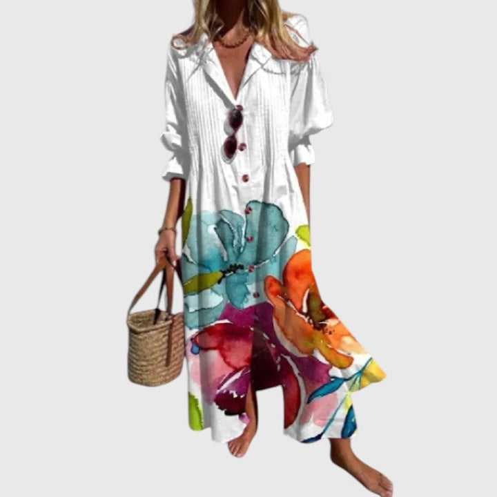 Emily & Isabella Brooks | Maxi Dress in Bloom Boldly Print