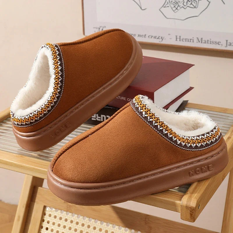 Emily & Isabella Brooks | Fluffy Platform Slippers