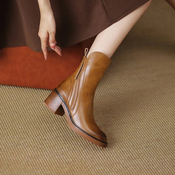 Emily & Isabella Brooks | Women's Leather Ankle Boots
