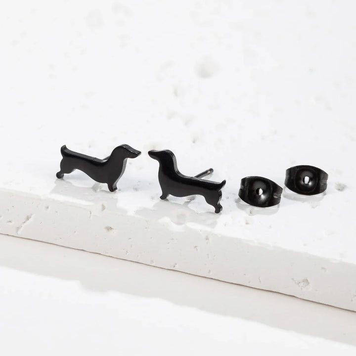 Emily & Isabella Brooks | Dachshund Stud Earrings