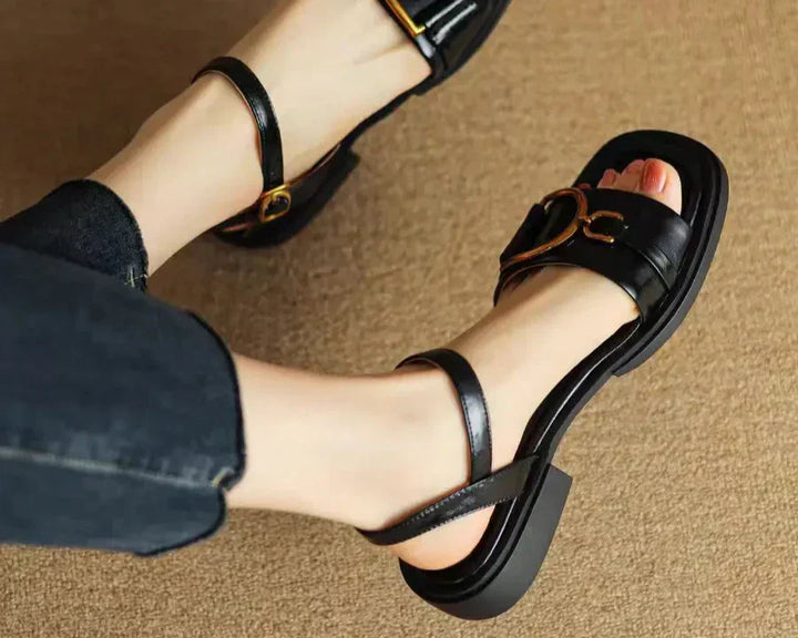 Emily & Isabella Brooks | Buckled Flat Sandals