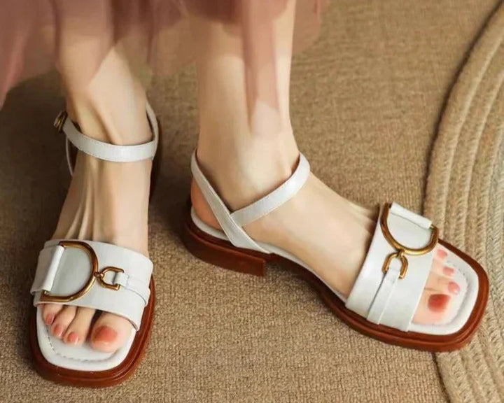 Emily & Isabella Brooks | Buckled Flat Sandals