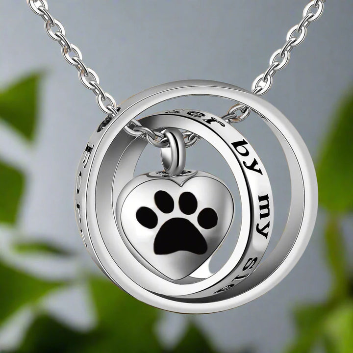 Emily & Isabella Brooks | Stainless Steel Urn Paw Necklace