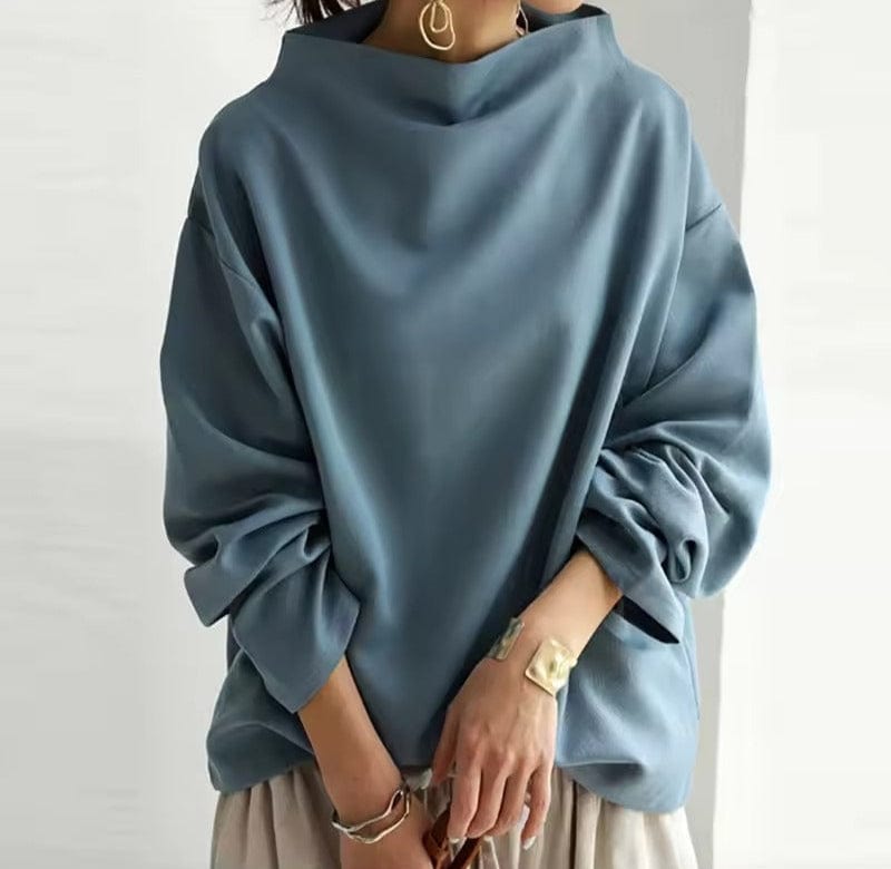 Emily & Isabella Brooks | High-Neck Soft Knit Top
