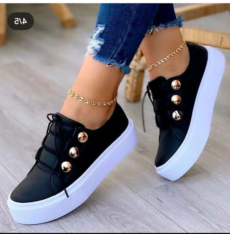 Emily & Isabella Brooks | Comfort Round Toe Platform Sneakers