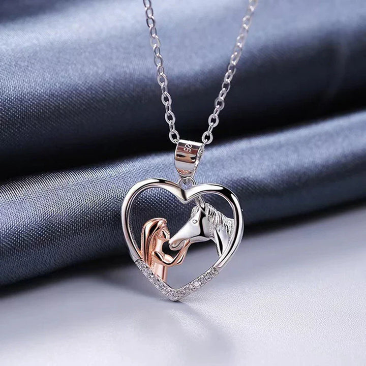 Emily & Isabella Brooks | Heart Zircon Necklace