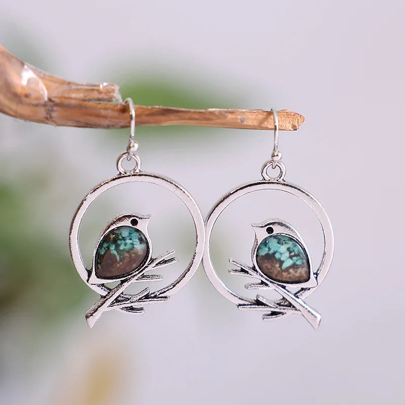 Emily & Isabella Brooks | Bird on Branch Earrings