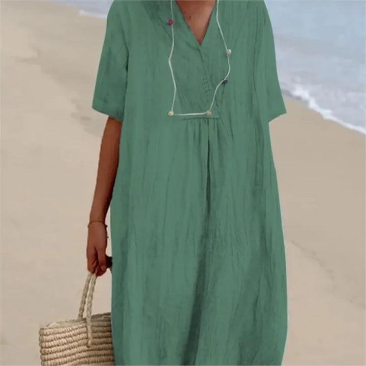 Emily & Isabella Brooks | Relaxed Textured Maxi Dress