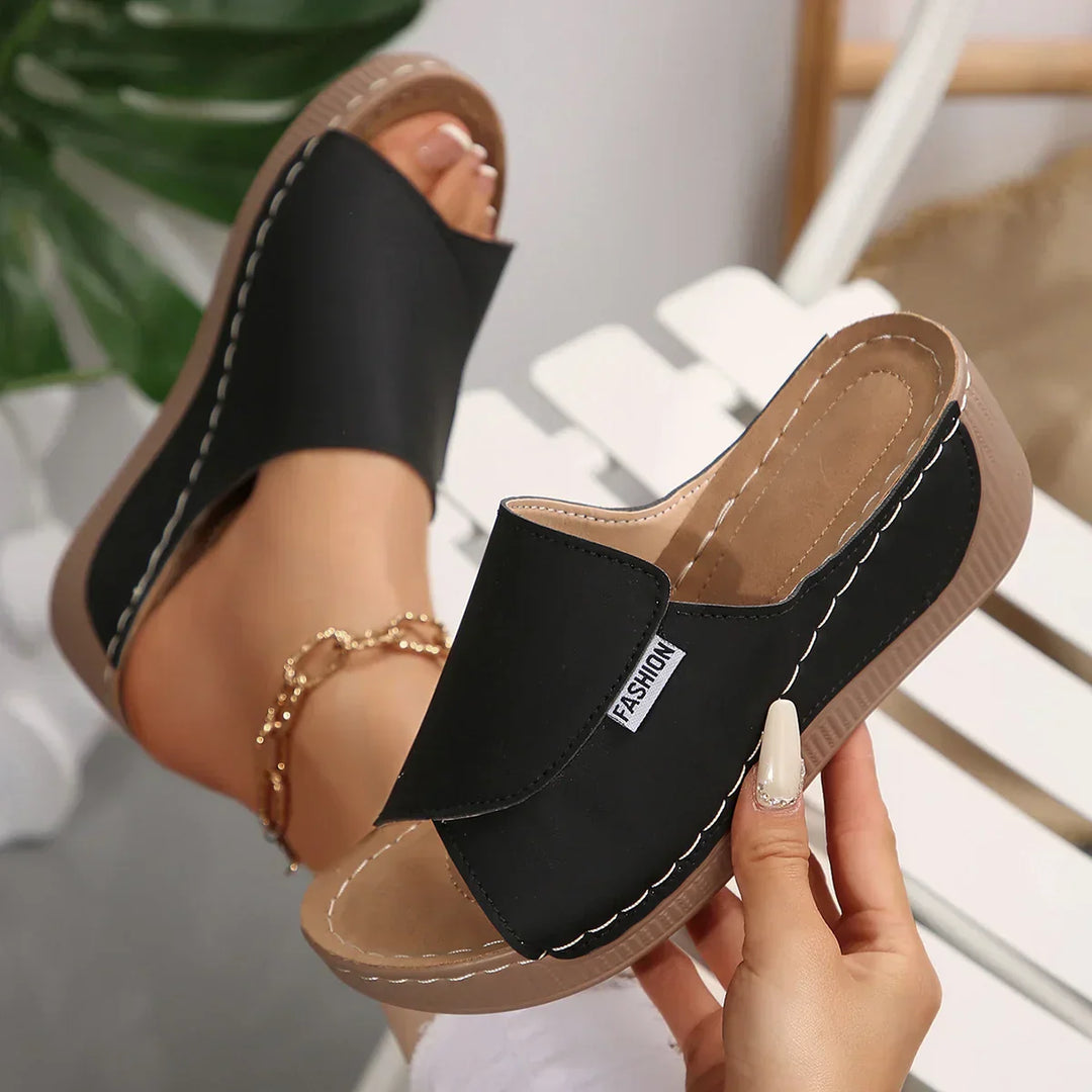 Emily & Isabella Brooks | Comfort Wedge Heel Sandals
