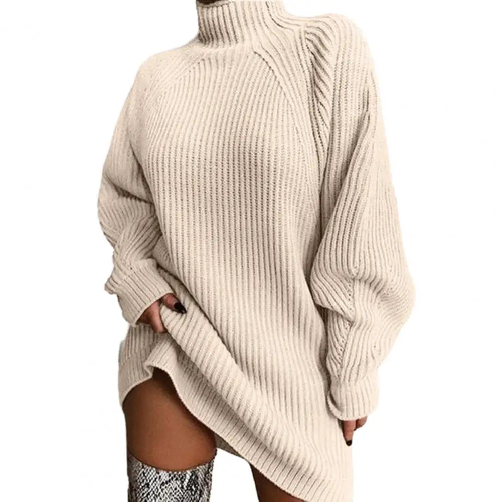 Emily & Isabella Brooks | Turtleneck Sweater Dress, Winter, Women's