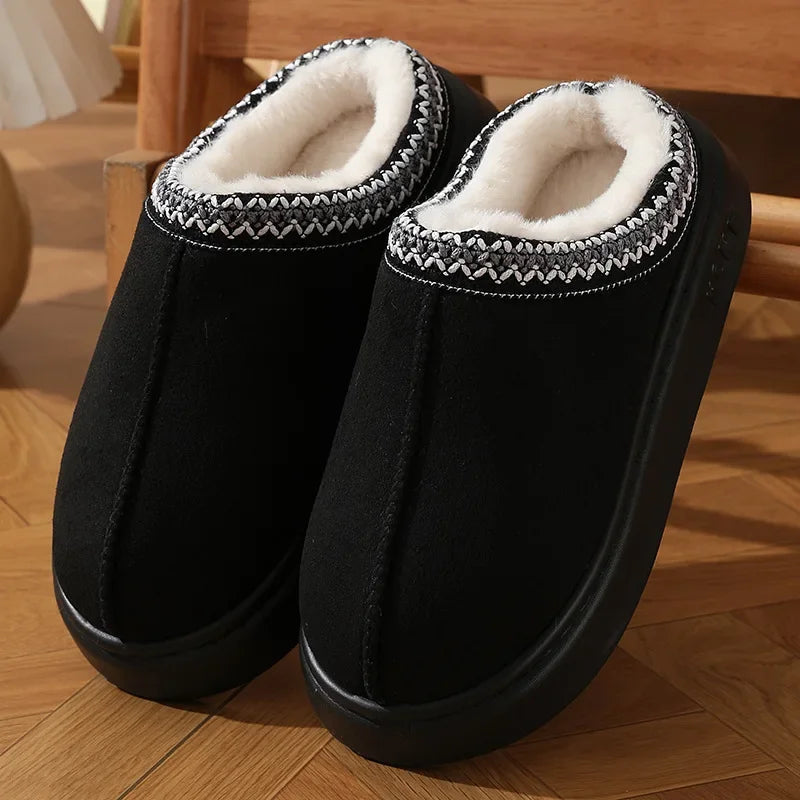 Emily & Isabella Brooks | Fluffy Platform Slippers