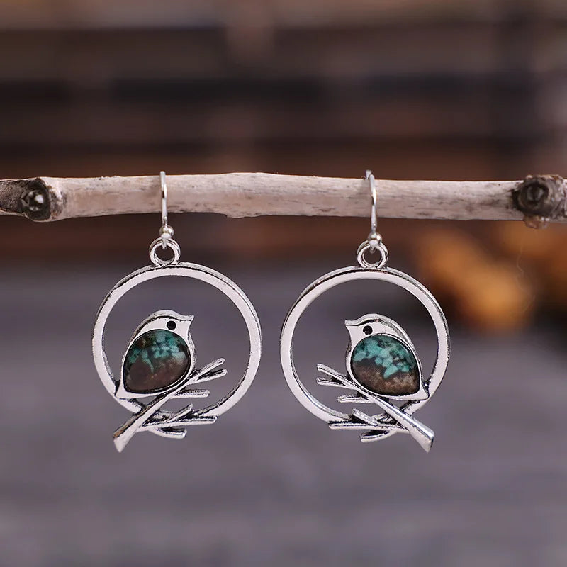 Emily & Isabella Brooks | Bird on Branch Earrings