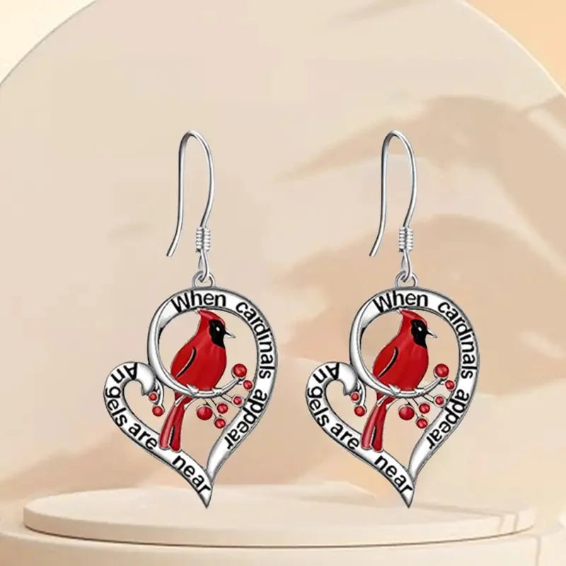 Emily & Isabella Brooks | Heart Drop Design Earrings